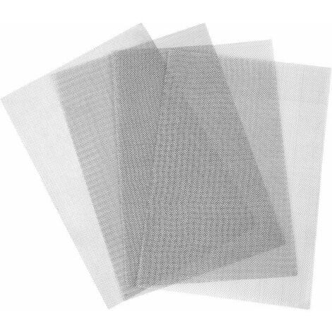 Lot de 4 mailles en acier inoxydable 304 20 mailles – Dimensions 30,5 x 20,3 cm – Résistance à la corrosion et aux rongeurs