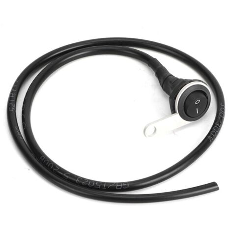 Projecteur étanche en acier unique, interrupteur d'éclairage de guidon pour moto et vtt, Modification 22mm