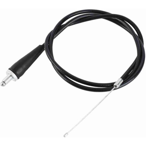Ligne de câble d'accélérateur de moto à tête droite M8 de 110cm, pour moteur Pit Dirt, vélo de piste, Motocross (1/5)