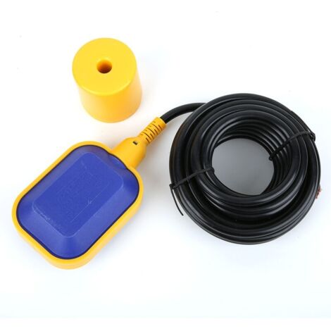 Capteur de niveau de liquide, interrupteur à flotteur 0-250V, contrleur automatique de Drainage d'alimentation en eau, cble de 6M, clé-6