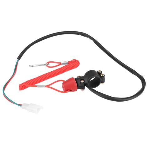 Interrupteur d'arrêt de moteur hors-bord, attache d'arrêt Flexible 12V DC pour bateau de vélo tout-terrain ATV