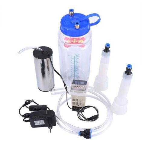 Machine à traire électrique Portable 2L avec contrôleur d'impulsion pour Vache Mouton ucket bétail Portable Automatique pour trayeuse de chèvre Domestique agricole 220V(220V)