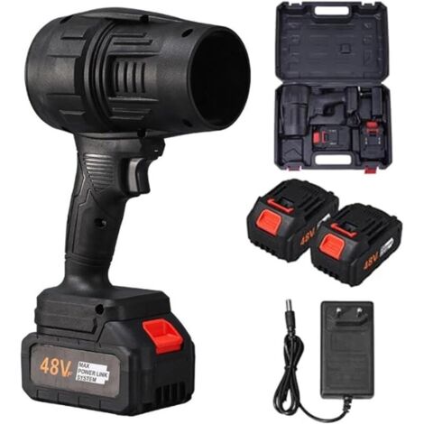 Souffleur à batterie sans fil 24V avec 2 batteries 2.0Ah – Moteur sans balais 32000 tr/min – Poids léger 508 g pour nettoyage efficace (1/5)