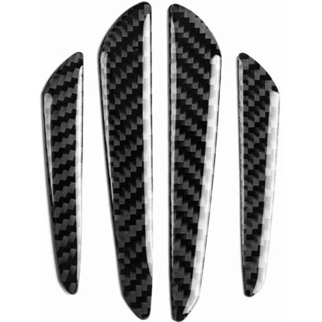 Protecteur de bord de porte, garniture de protection de pare-chocs en Fiber de carbone universelle pour voiture