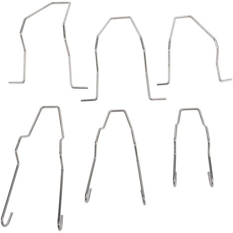 Clip d'ampoule de voiture en acier inoxydable, 6 pièces, ressort de retenue de phare résistant aux rayures pour ampoules H1 H3 H4 H7