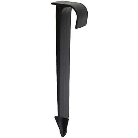 100Pcs Supports De Tuyau De Tube Dn16 Type C Enjeux Au Sol Pour Tuyauterie De Tuyau Pe Raccords D'Irrigation Par Gouttières Connecteurs D'Eau De Jardin (1/5)