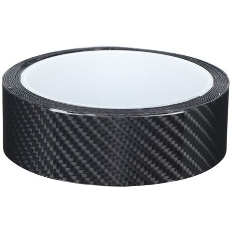 Film de protection en Fiber de carbone noir, autocollant anti-rayures pour bord de porte de voiture (3cm x 3 mètres)