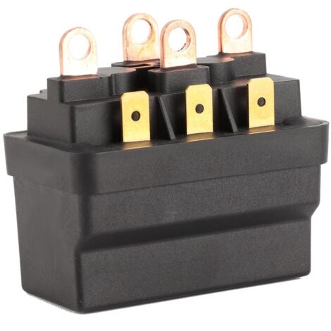 Contacteur de relais de contact de solénode de treuil 12V 120A en acier universel pour véhicules ATV UTV 4X4 (1/4)