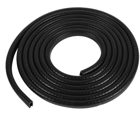 Protection de bord de porte de voiture, bande de moulage anti-âge 300 cm, bonne flexibilité, noire pour véhicules