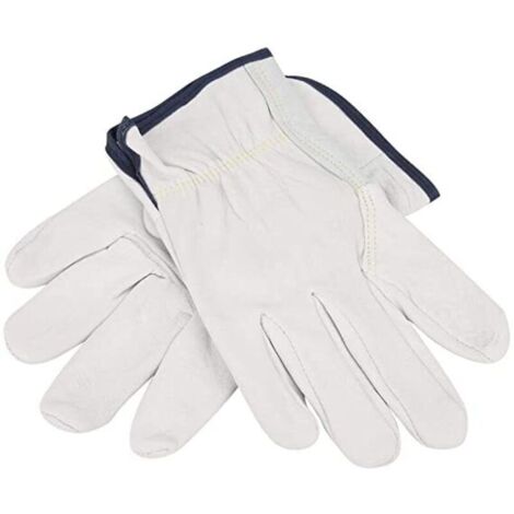 Gants de travail Protection des mains Gant de soudage résistant au feu Gant en peau de mouton à grain super doux Gant de protection pour soudeurs TIG Estampage des métaux