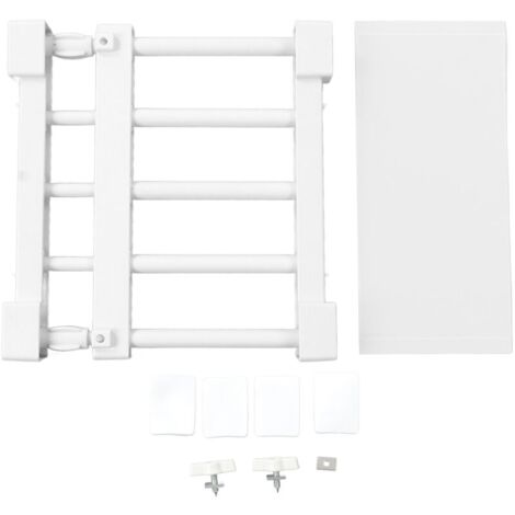 Étagère de tension de placard extensible sans clous, séparateur d'armoire, support de rangement pour armoire de garde-robe, longueur de 23 à 30 cm/9,1 à 11,8 pouces