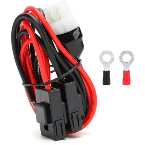 Câble d'alimentation pour autoradio 1m/3,3 pieds, ondes courtes, adapté pour Yaesu FT-857D FT-897D (1/5)