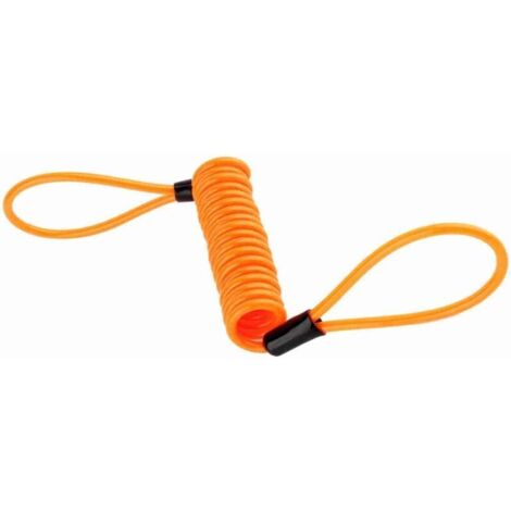Rappel de verrouillage de disque, rappel de sécurité couleur orange pour motos (1/5)