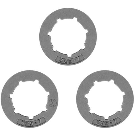 Petite jante de pignon 325-7 dents pour scies STIHL 028 029 034 039 MS290 MS310 MS390, 3 pièces