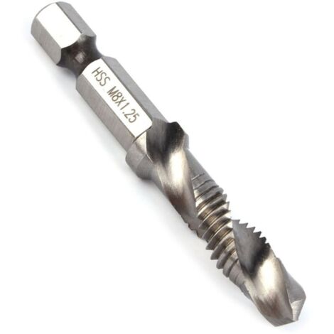 M8 HSS 1/4 "foret à tige hexagonale et forets coniques pièce d'outil électrique (1/5)