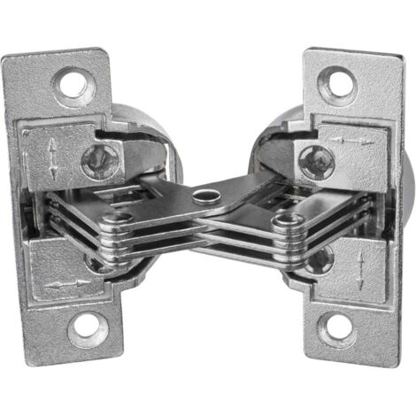 Charnière de Meubles à Vis - GS 45 Charnière pour 45° Onglet Angle D'Ouverture 135° Acier Nickelé 1 Pièce - Charnière de Raba (1/5)