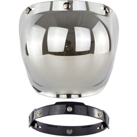 Visière de casque ouvert pour moto, accessoire de casque à bulles