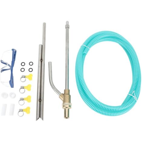 Kit de sablage pour nettoyeur haute pression, accessoire pour sableuse humide, buse de sablage pour laveuse électrique avec déconnexion rapide de 1/4 pouces, bleu