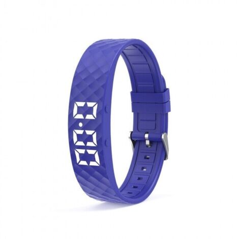 Réveil Vibrant en Silicone avec minuteur Silencieux avec jusqu'à 8 alarmes personnelles pour malentendants, sourds, dormeurs Lourds