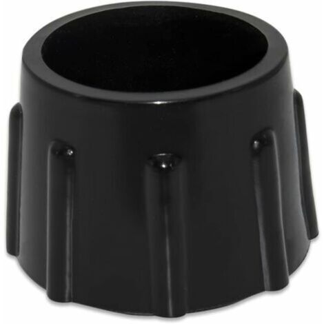 Lot de 4 embouts de protection de sol en caoutchouc synthétique antidérapants – Pour meubles ronds diamètre 35 mm – Noir (1/5)