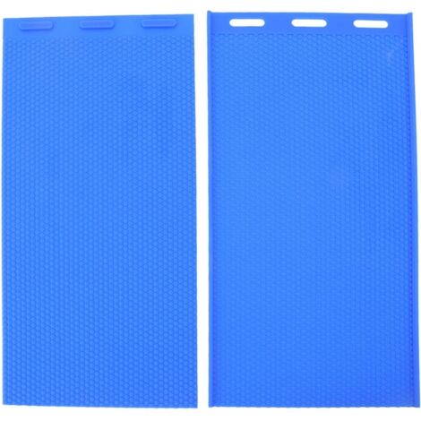 2 pièces Silicone feuille de cire d'abeille bricolage moule doux presse feuille moule outils cire d'abeille Embosser Machine pour l'apiculture (1/5)