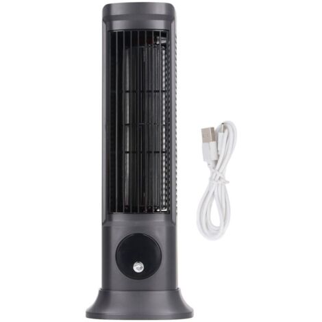 Ventilateur tour de bureau, professionnel, efficace, silencieux, 3 niveaux réglables, sans lame, pour chambre à coucher, bureau, maison