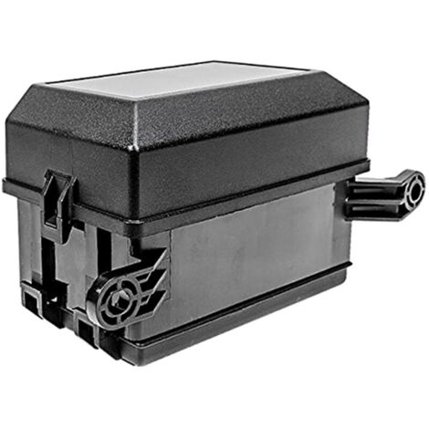 Boîte de relais à 12 emplacements, 6 relais, bloc porte-fusibles standard ATC/ATO avec 41 broches métalliques universelles pour utilisation automobile et marine