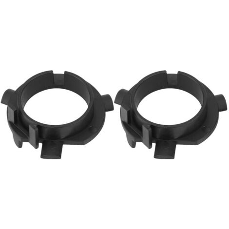 Support LED, adaptateur H7 en plastique noir pour voiture