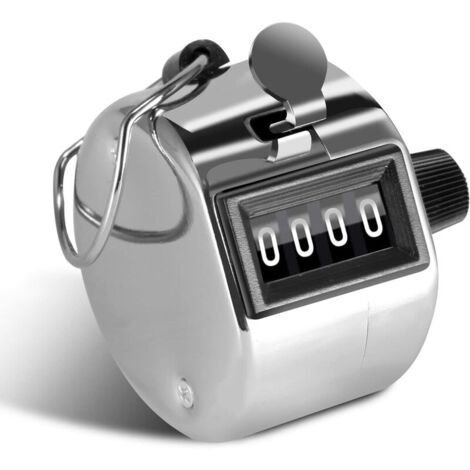 Compteur Manuel 4 Chiffres Compteur de Passage pour Compteur de Personnes, Sport de Golf, École des Formateurs
