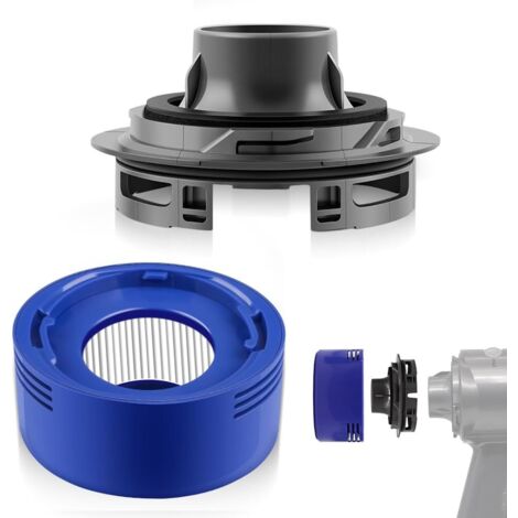Dpzo – Filtre arrière pour aspirateur Dyson V7 V8 – Kit avec capot moteur et filtre HEPA – Matériau ABS haute qualité – Remplacement facile