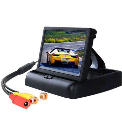 AIDUCHO 480 Rgb 4.3" Tft Lcd Moniteur Pliable Voiture Écran Couleur Pour Caméra De Recul (1/5)