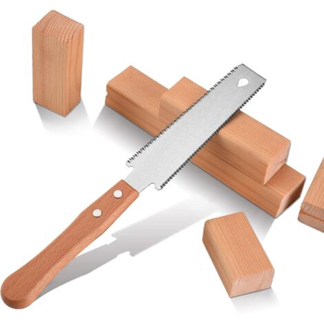 INHHUB Scie japonaise, Petite scie a bois, lame flexible de 15,2 cm double tranchant manuels, loisirs, bricolage, scie japonaise menuisier tranchants et légers-INHHUB