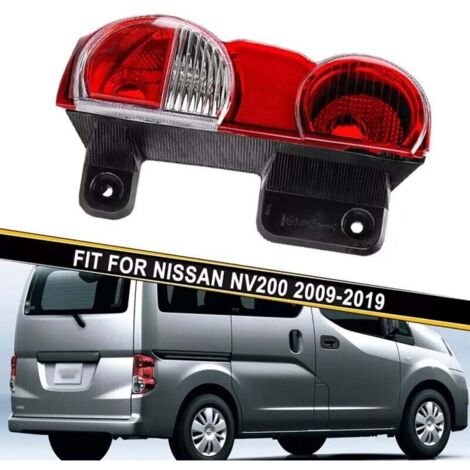SNQ – Feu arrière gauche pour Nissan NV200 2009-2021 – Lentille fumée 4D – Installation Plug and Play – Matériaux PP et PE durables
