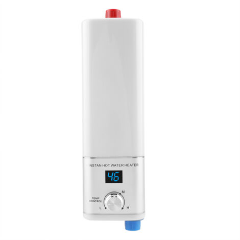 Sjlerst – Chauffe-eau instantané 5500W – 220V pour cuisine et salle de bain – Installation rapide – Résistance à la pression 20 MPA