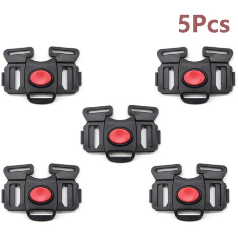 Readcly – Harnais de sécurité à 5 points pour chaise haute – Clip 25mm – Plastique épais – Installation facile – Compatible poussettes et chaises hautes