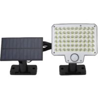Capteur de mouvement de lumière extérieure solaire 3000LM 240 LED IP65 mur alimenté par pluie avec télécommande pour arrière-cour de Patio de Garage