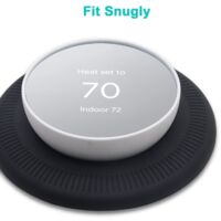 Couvercle de plaque murale de remplacement pour Thermostat Nest, en Silicone souple, résistant à l'usure, Installation facile, accessoire de support