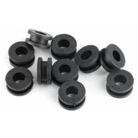 Rondelles en caoutchouc pour moto - Paquet de 10 rondelles en caoutchouc pour motos Calibre 8mm
