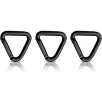 Lot de 3 mousquetons triangulaires avec mousquetons et mousquetons