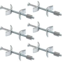 Raccord Plan de Travail - Connecteur de Meubles, 100 mm 6 pcs. - Joint Plan de Travail Cuisine - Vis Assemblage Meuble – Ferrure d'Assemblage - Solution Sûre et Stable