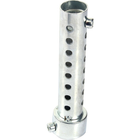 Universel Moto chappement Peut DB Killer Silencieux Silencieux Chicane Insert Argent 35mm (1/5)