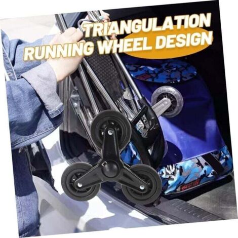 Lot De 4 Roues De Chariot De Courses De 165 Mm Avec Noyau En Plastique