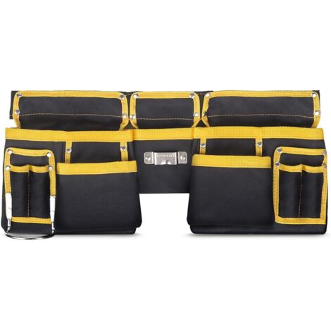 Pochette à Outils De Poche, Bretelles De Ceinture à Outils, Sac à Outils Robuste, Avec Ceinture Réglable, Ceinture à Outils Pour électricien, Charpentier, Ouvrier du Bâtiment (1/5)