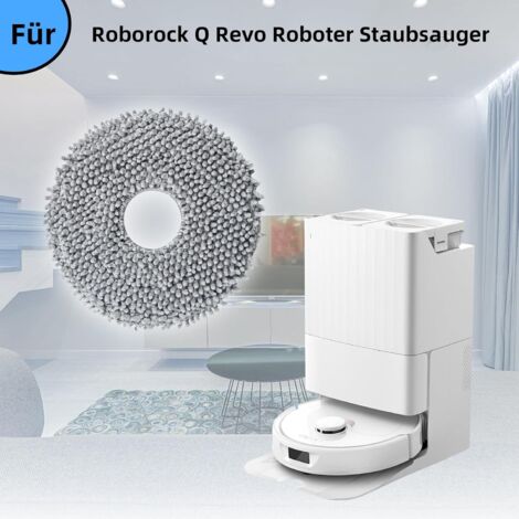 8 Serpillières de Rechange pour Roborock Q revo/Qrevo S/Qrevo
