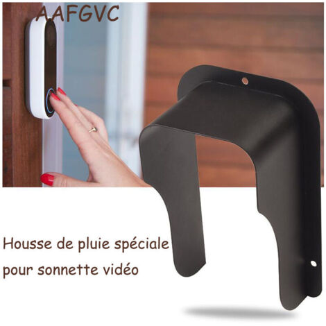 Couvercle métallique étanche pour interphone et visiophone – Protection contre intempéries – Acier laminé à froid – Installation facile