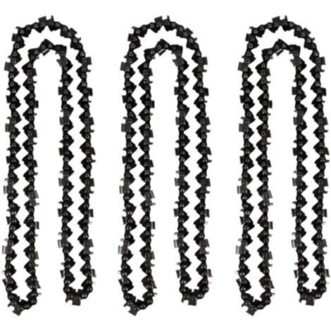 Debuns – Lot de 3 chaînes de tronçonneuse 50 cm 0.325' 1,5 mm 76 maillons – Rivets traités pour coupe précise – Compatible Timberpro et Hyundai (1/4)