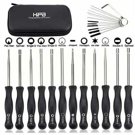 Ensemble de 12 outils de réglage de carburateur et tournevis de réglage pour moteur à 2 temps, pour débroussailleuses, tronçonneuses Poulan, Husqvarna, STHIL, Echo.
