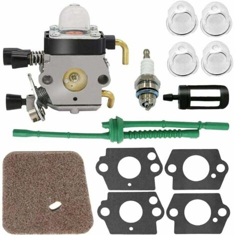 Carburateur pour Stihl FS38 FS45 FS46 FS55 KM55 – Remplace les références 4137-120-0606 et 4140-120-0619 – Pour performances optimales (1/5)