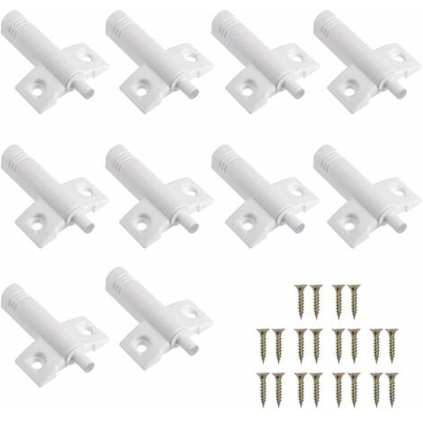 10 Pièces Amortisseur Porte Placard,Tampon Amortisseur Quiet,Amortisseur de Porte de Cuisine,Coussin Amortisseur pour Armoire,Meubles de Maison