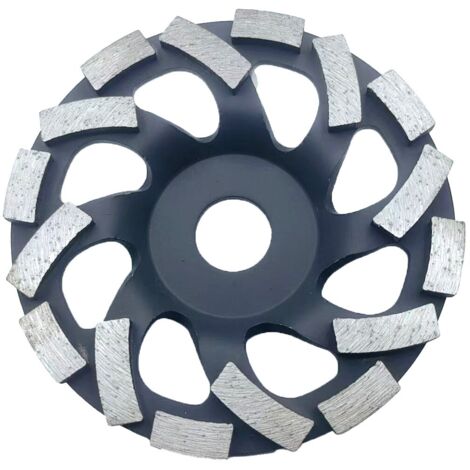 Disque Diamant Abrasif 125 à Meuler le Béton. Meule Abrasive pour Poncer Béton, Pierre, Granit (1/5)